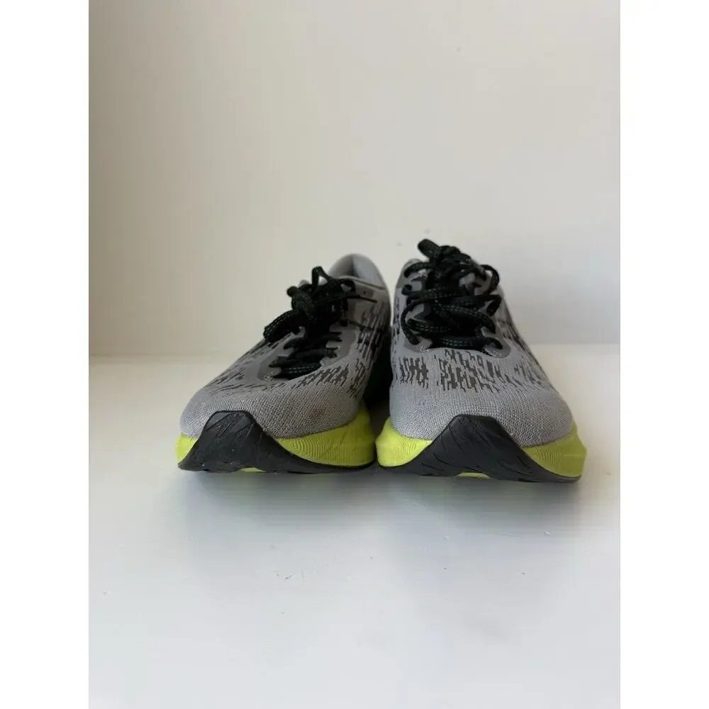 ASICS Novablast 3 Womens Size 9.5 Mens Size 8 Running Athletic Sneaker Gray Neon